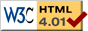 Dies ist g&uuml;ltiges HTML 4.01,